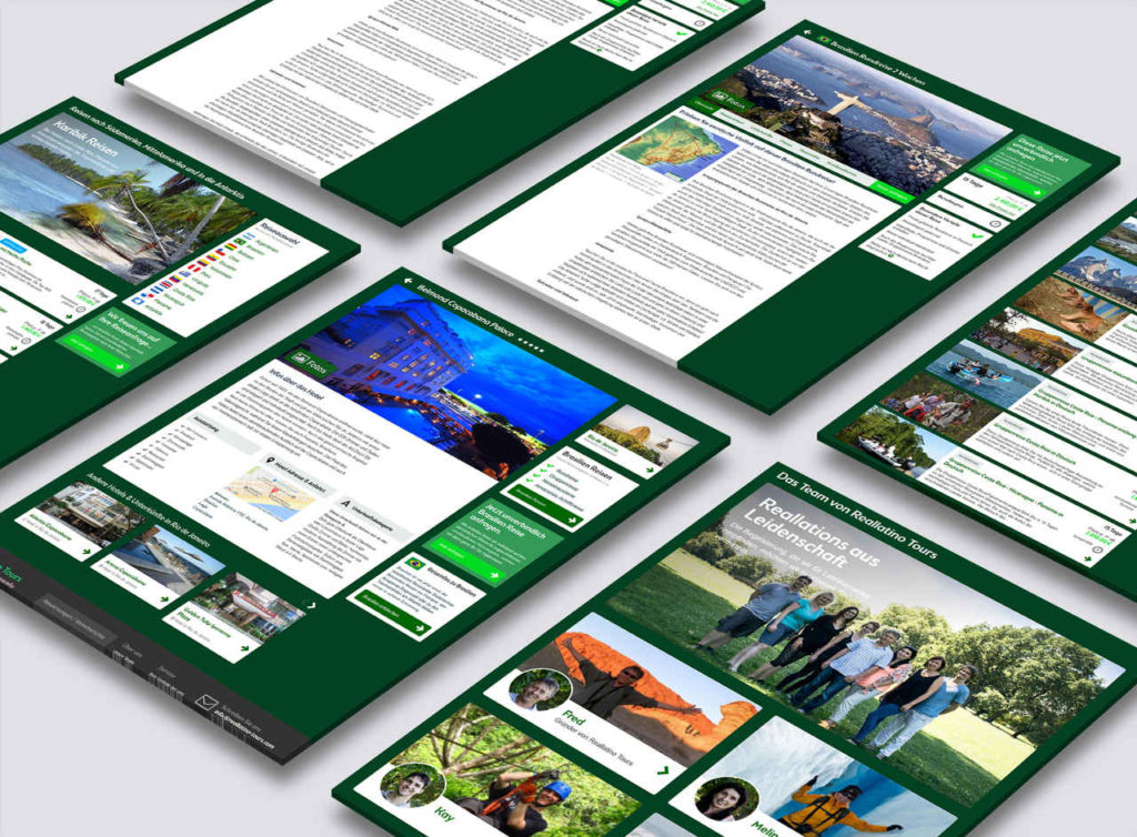 Reallatino Tours Webdesign